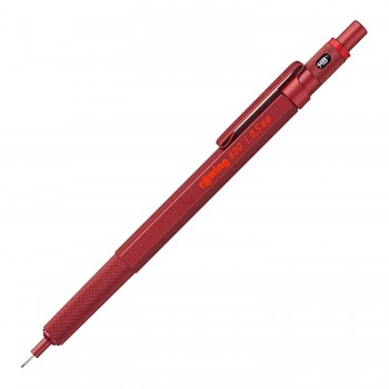 Rotring 600 0,5 Red Automatinis pieštukas su graviravimu Rotring 600 0,5 Red Automatinis pieštukas su graviravimu