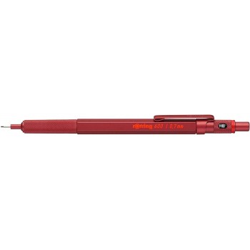 Rotring 600 0,7 Red Automatinis pieštukas su graviravimu