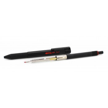 Rotring 600 Black 3 in 1 MULTIPEN Tušinukas ir pieštukas su graviravimu
