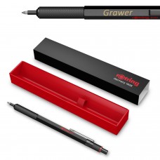 Rotring 600 M Graveeringuga must pastapliiats