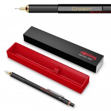Rotring 800 0,5 Black Automatinis pieštukas su graviravimu 