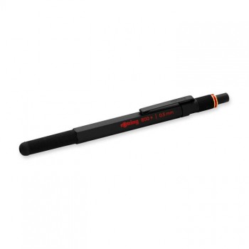 Rotring 800+ Black Stylus 0,5 automaatne pliiats koos graveeringuga