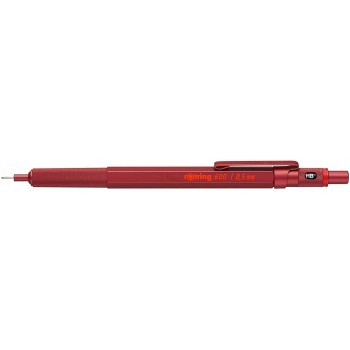 Rotring automatinis pieštukas 600 0,5 Raudonas su graviravimu