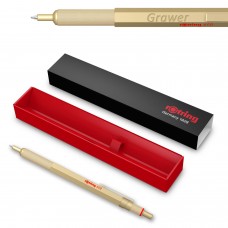 Rotring RO 600 professionaalne metallist pastapliiats, kuldne, graveeringuga