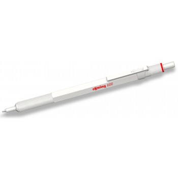 Rotring RO 600 profesionāla metāla lodīšu pildspalva, balta perlamutra ar gravējumu