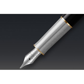 SONNET PREMUM METAL & BLACK GT (F) 18 plunksnakotis su graviravimu