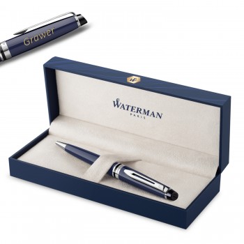 Ilgas aprašas Waterman Expert Blue Core CT - 2214209 su graviravimu