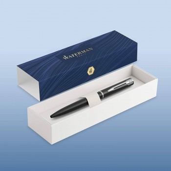 Waterman Allure Black Matte Tušinukas su raktų žiedu ir graviravimu