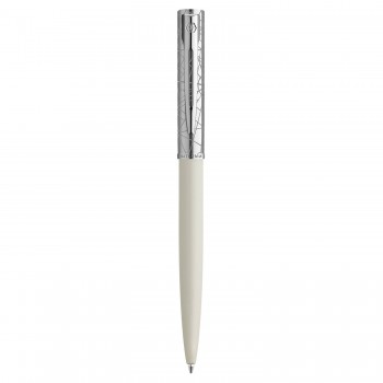 Waterman Allure Deluxe White lodīšu pildspalva ar gravējumu