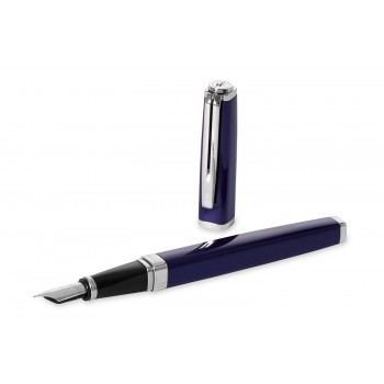 Waterman Exception Slim Lak Blue ST (F) graveeringuga täitesulepea