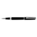 Waterman Exception Slim Laka Black ST (F) pildspalva ar gravējumu