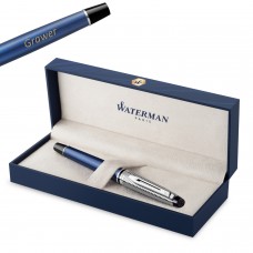 Waterman Expert Deluxe Metallic Blue CT (F) plunksnakotis - 2187650 su graviravimu
