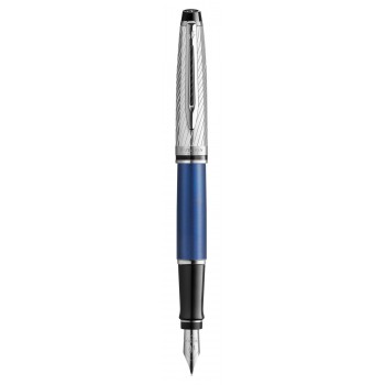 Waterman Expert Deluxe Metallic Blue CT (F) plunksnakotis - 2187650 su graviravimu