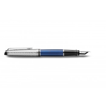 Waterman Expert Deluxe Metallic Blue CT (M) plunksnakotis - 2187681 su graviravimu