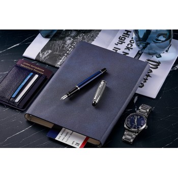 Waterman Expert Deluxe Metallic Blue CT (M) plunksnakotis - 2187681 su graviravimu