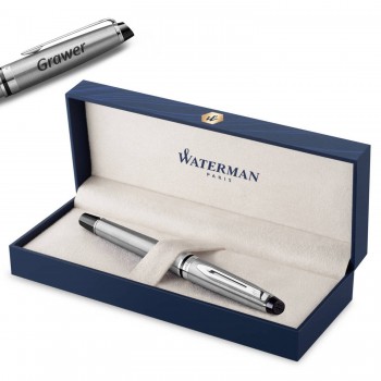 Waterman Expert Steel CT graveeringuga täitesulepea