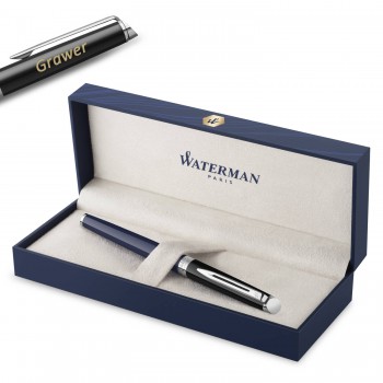 Waterman Hémisphère Black-Blue CT (M) plunksnakotis - 2202848 su graviravimu