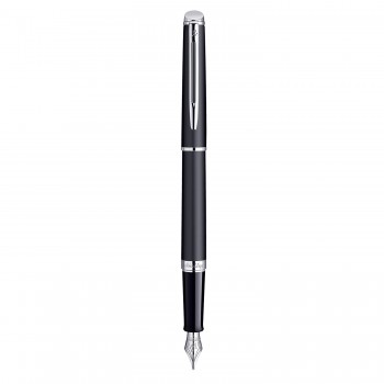 Waterman Hémisphère Matte Black CT M Fountain Pen ar gravējumu