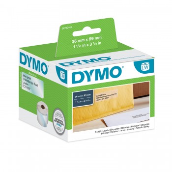 DYMO Etiketės 36 x 89mm / Skaidrios (99013 / S0722410)